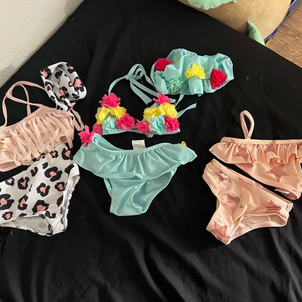 Two Piece baby girl bathing suit sets